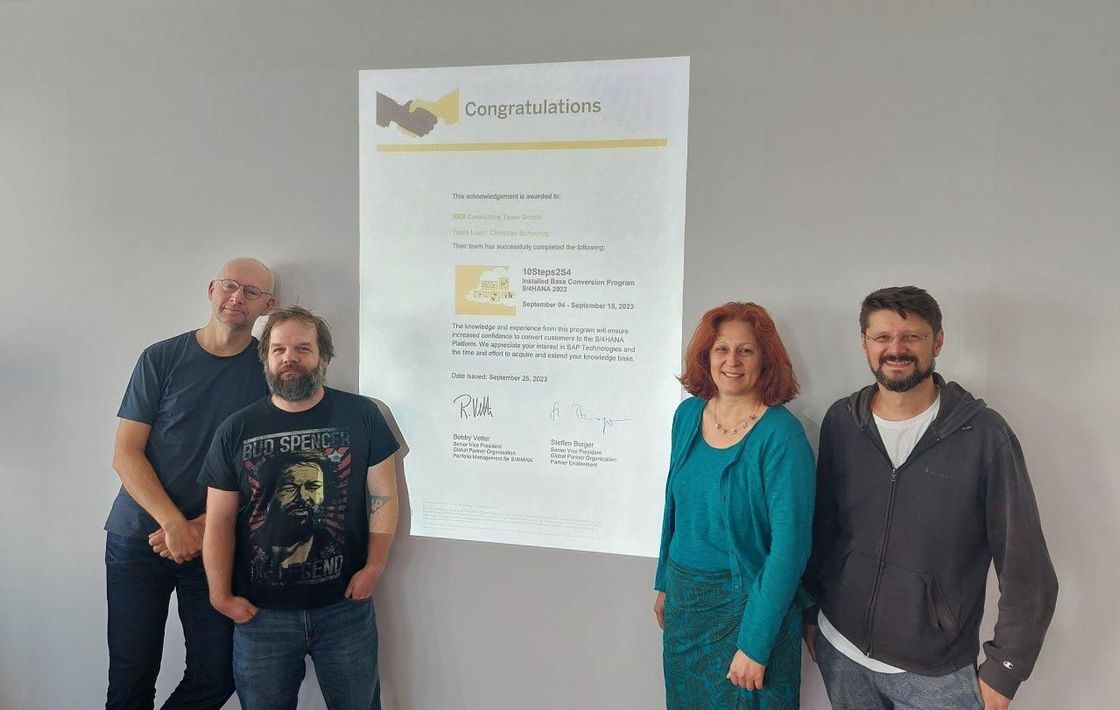 Gruppenfoto SRB Zertifikat